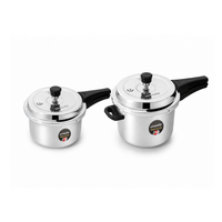 UNISAFE 3l & 5l Triply Platinum Tri-Pro outerlid Combo Pressure Cooker