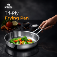 UNISAFE Tri-Ply Frypan