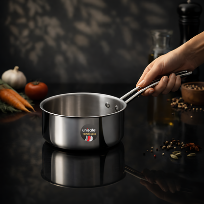 UNISAFE 14cm Tri-Ply Saucepan