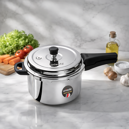 UNISAFE 5l Triply Platinum Tri-Pro outerlid Pressure Cooker