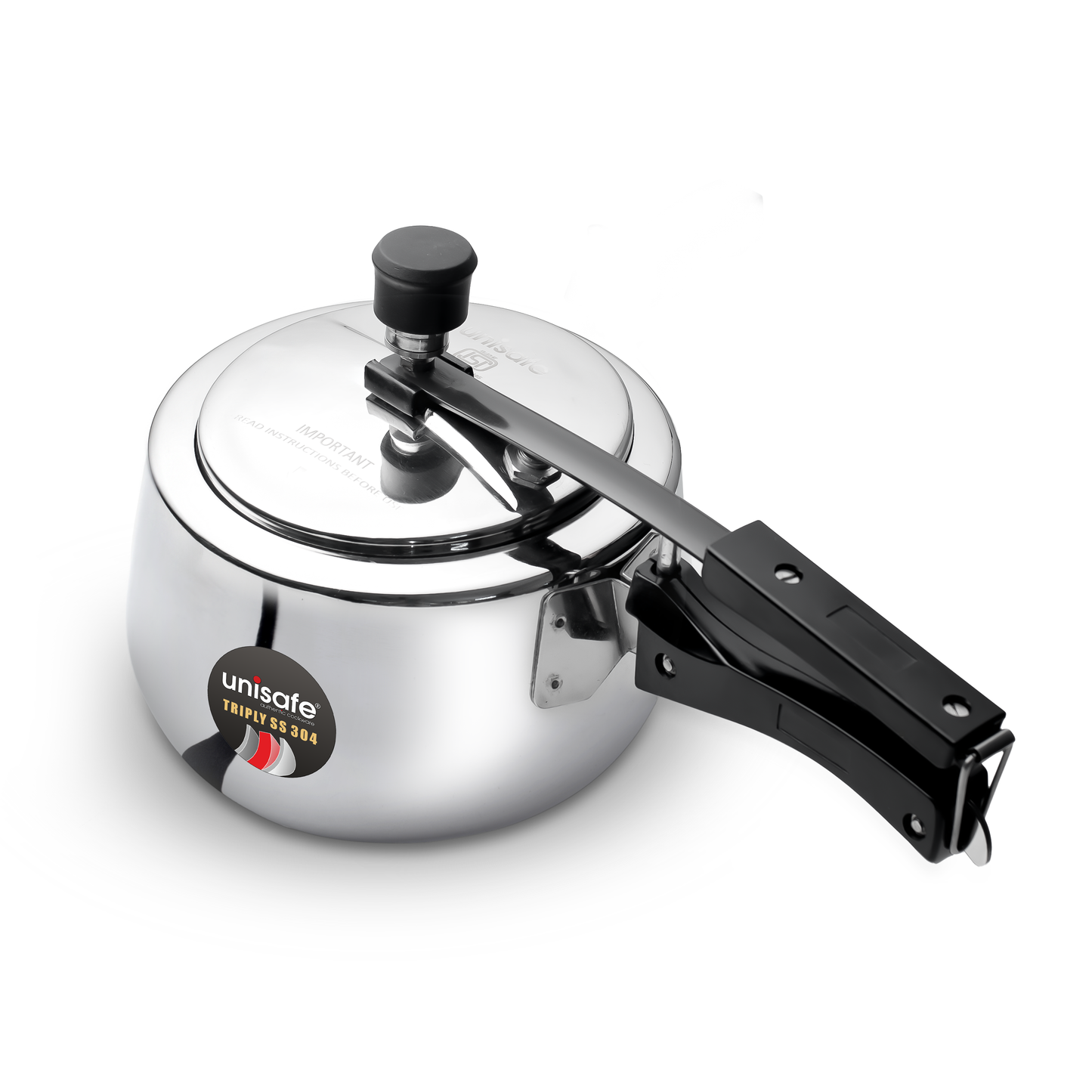 UNISAFE 3l Triply Platinum Tri-Pro Inner Lid Pressure Cooker