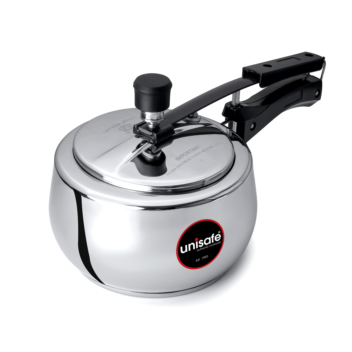 UNISAFE 3l Stainless Steel Platinum Inner Lid Pressure Cooker