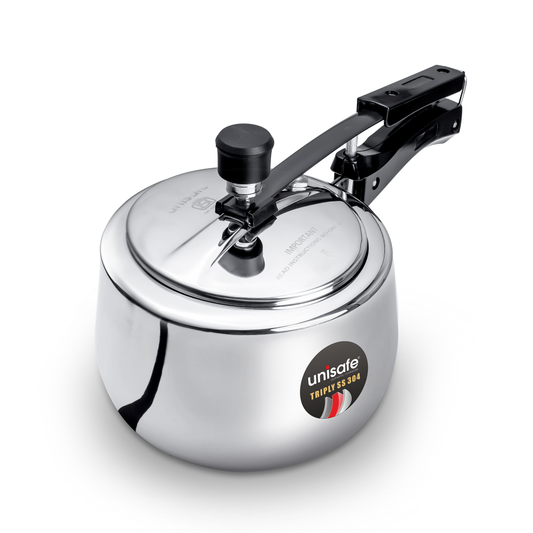 UNISAFE 2l Triply Platinum Tri-Pro Inner Lid Pressure Cooker