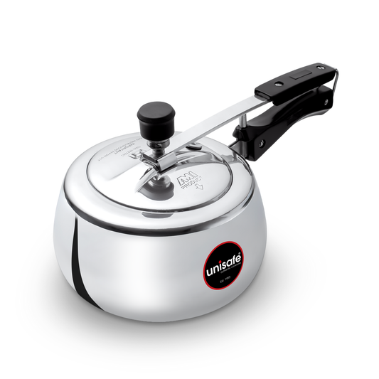 UNISAFE 3.5l Aluminium Platinum IB Inner Lid Pressure Cooker