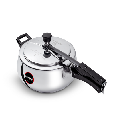 UNISAFE 6.5l Stainless Steel Platinum Inner Lid Pressure Cooker