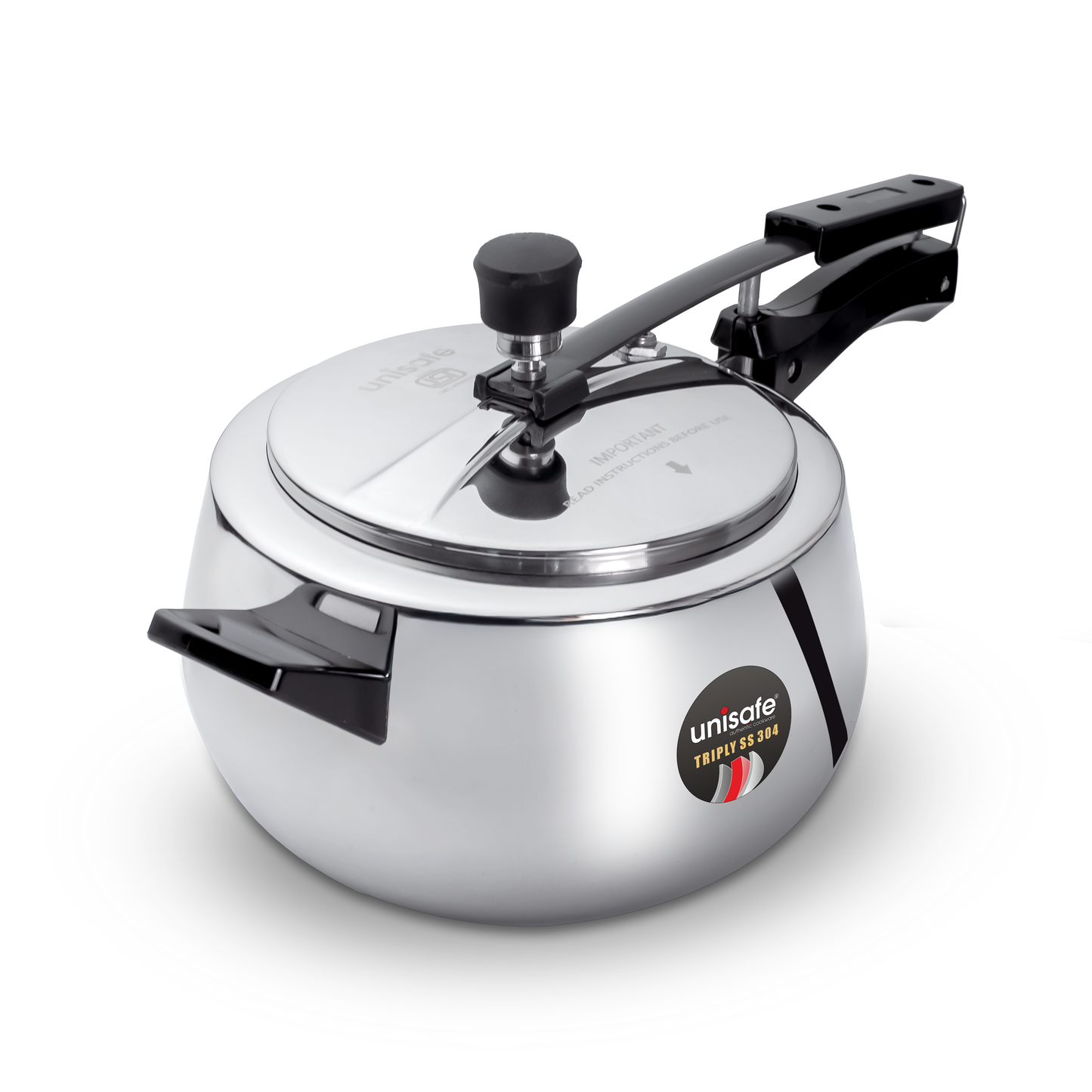 UNISAFE 6.5l Triply Platinum Tri-Pro Inner Lid Pressure Cooker