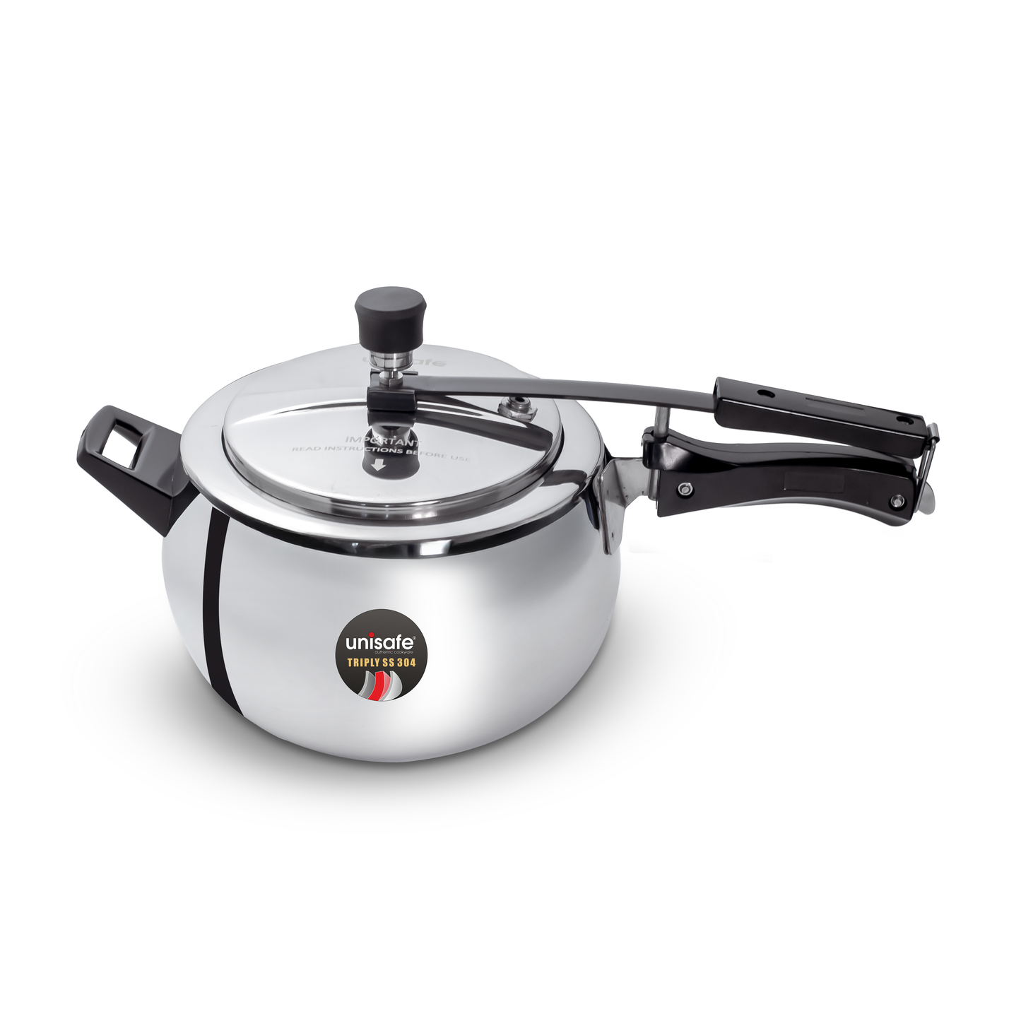 UNISAFE 6.5l Triply Platinum Tri-Pro Inner Lid Pressure Cooker