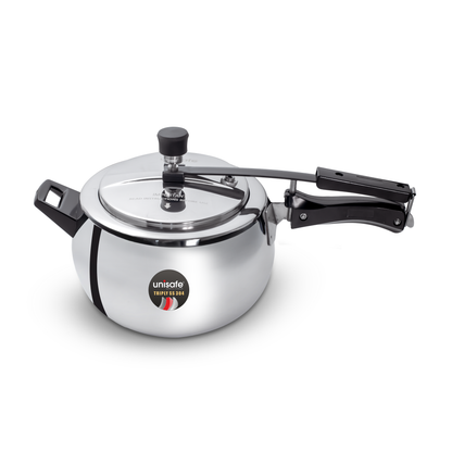 UNISAFE 6.5l Triply Platinum Tri-Pro Inner Lid Pressure Cooker