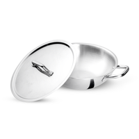 UNISAFE 22cm| 2L Tri-Ply Kadai With Stainless Steel Lid
