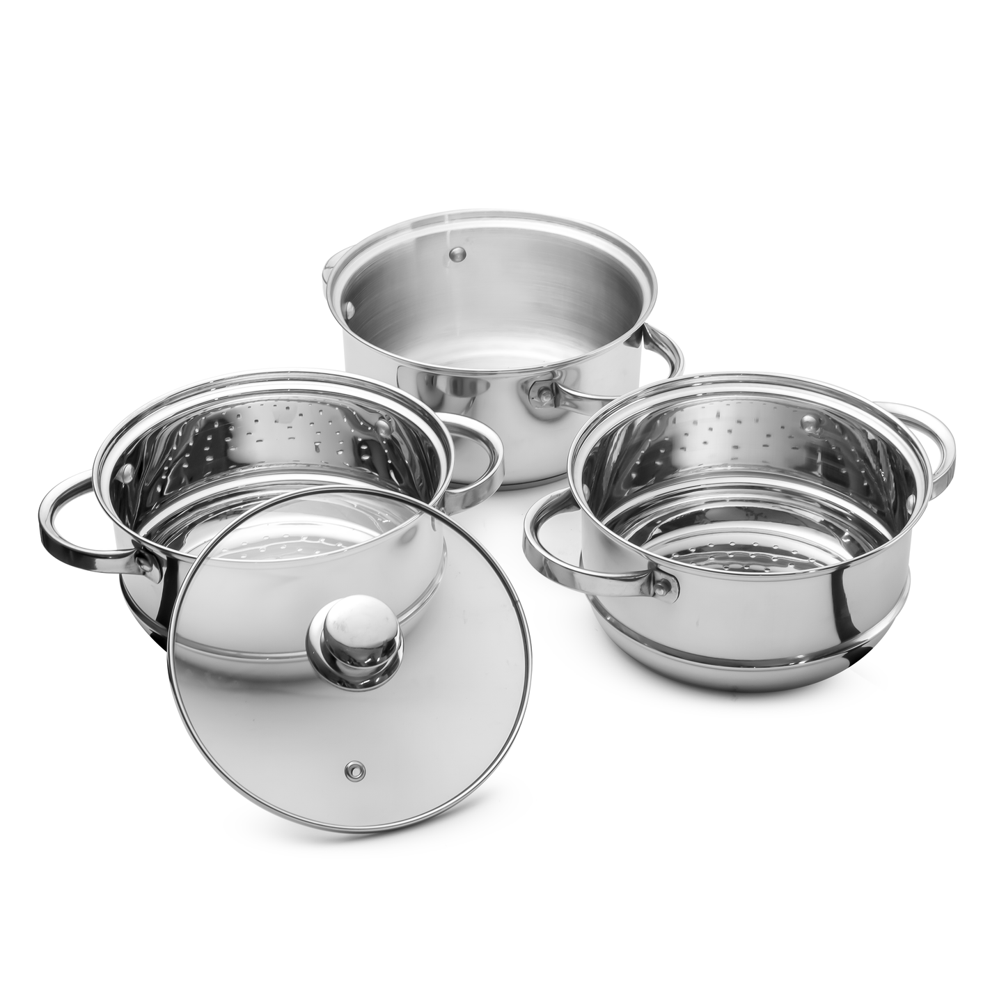 UNISAFE Stainless Steel 3-Tier 20cm Multi Steam Cooker